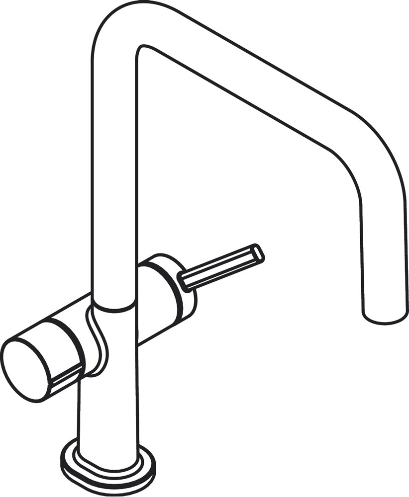 Blandare Med avstängning