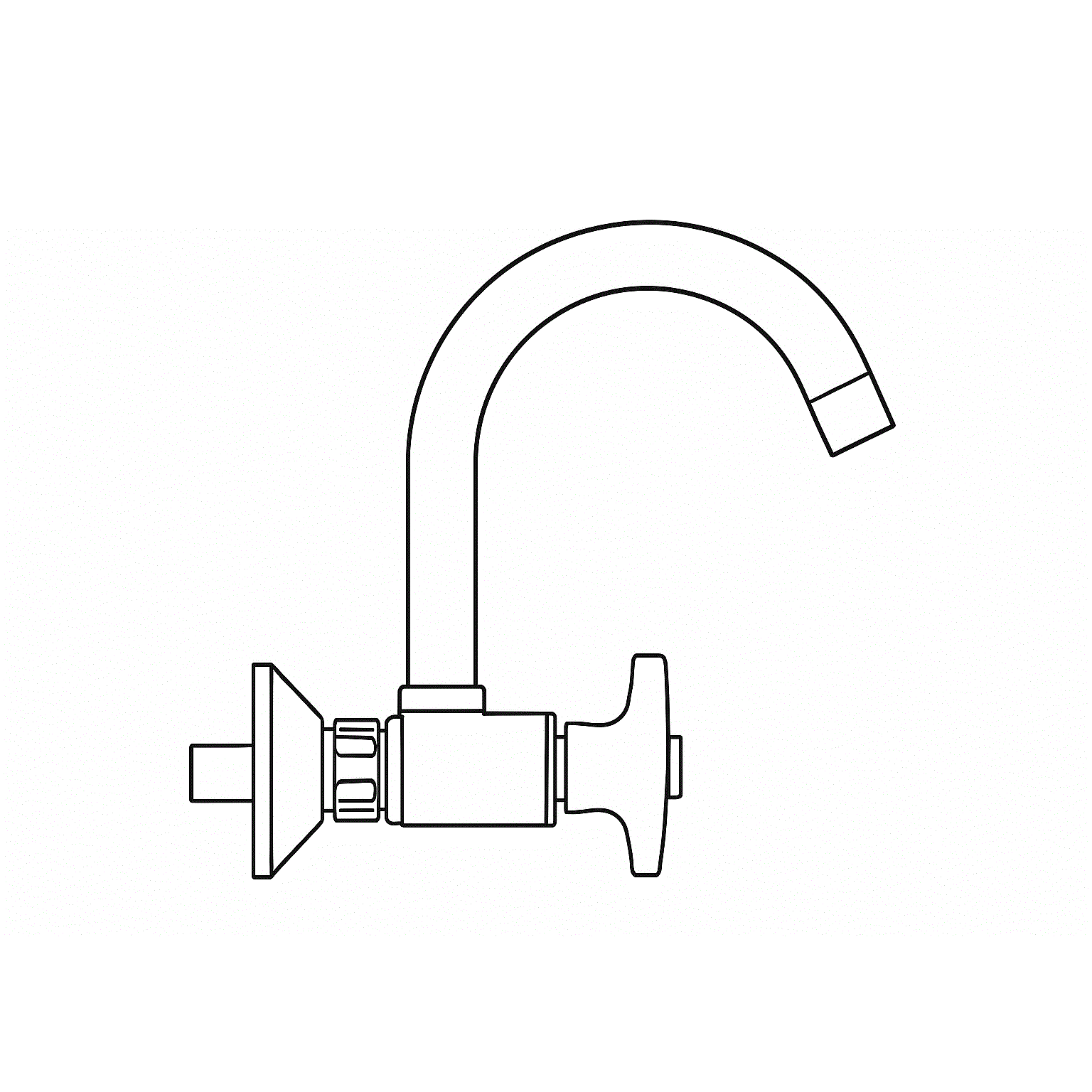Blandare Väggmontage